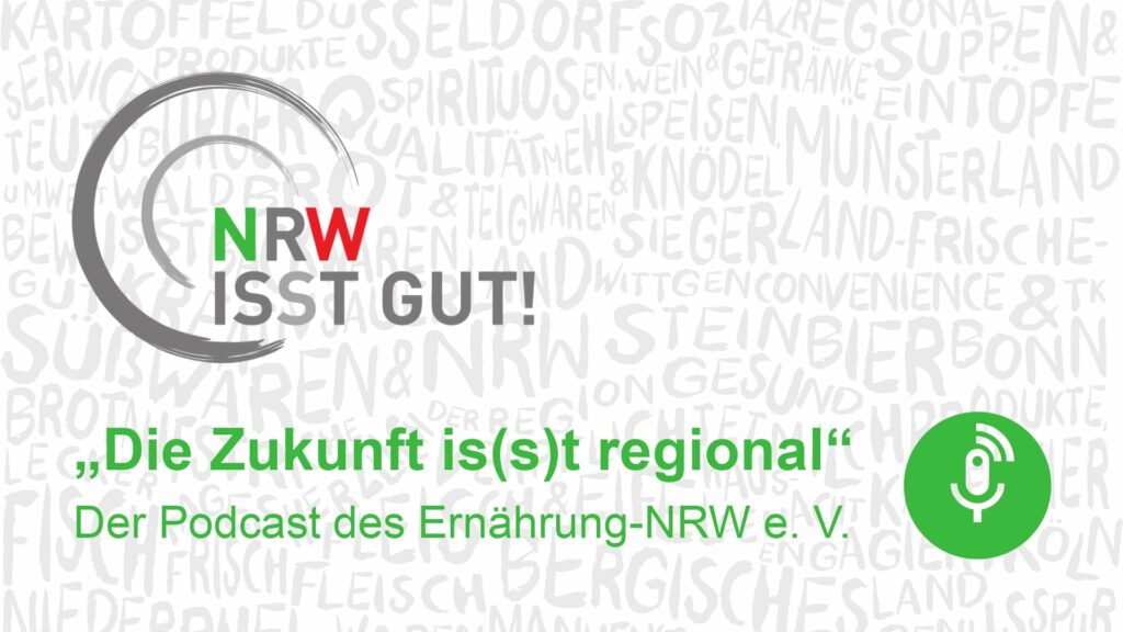 Abbildung: Podcast "Die Zukunft is(s)t regional" (Copyright: nrw-isst-gut.de)